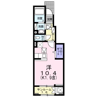 フォンターナ・ヴィータ 103【管理NO：1-026056801-01030】 ★家具家電は申し込み後に搬入します 2026年08月下旬入居可能の外観画像