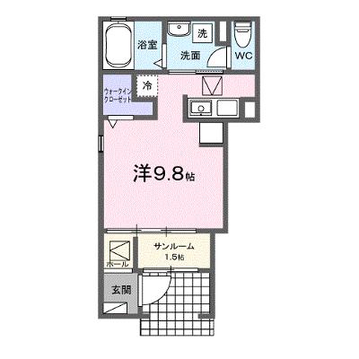 エイス　クラウディア 101【管理NO：1-028589801-01010】 ★家具家電は申し込み後に搬入します 2026年08月上旬入居可能の外観画像