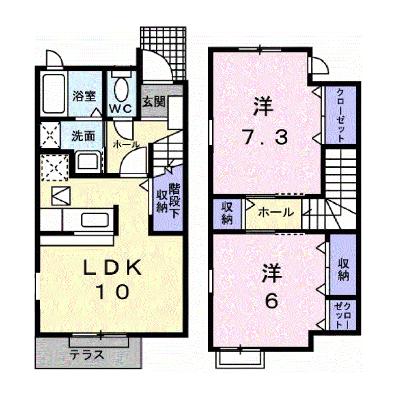 エテルナメンテ 102【管理NO：1-017867101-01020】 ★家具家電は申し込み後に搬入します★ ★2026年08月下旬入居可能★の外観画像