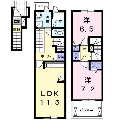 プリムローズＫ・Ⅲ 207【管理NO：1-016059301-02060】 ★家具家電は申し込み後に搬入します 2026年08月下旬入居可能の外観画像