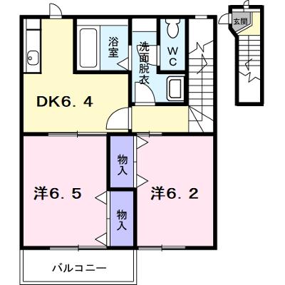 ビラ・デルリコ　Ｂ 203【管理NO：1-007821302-02030】 ★家具家電は申し込み後に搬入します★の外観画像