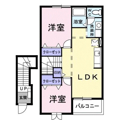 ポルト・ボヌール 201【管理NO：1-011529101-02010】 ★家具家電は申し込み後に搬入します 2026年07月下旬入居可能の外観画像