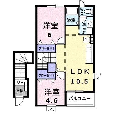 ルーナⅠ 203【管理NO：1-011914001-02030】 ★家具家電は申し込み後に搬入します★ ★2026年08月中旬入居可能★の外観画像