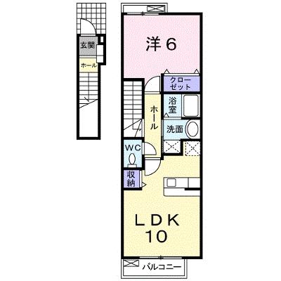 カルム　コリーヌ 202【管理NO：1-015653801-02020】 ★家具家電は申し込み後に搬入します 2026年08月下旬入居可能の外観画像