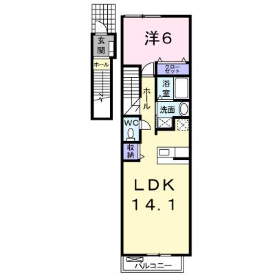 ウエスト　多米 202【管理NO：1-013074801-02020】 ★家具家電は申し込み後に搬入します★ ★2026年08月下旬入居可能★の外観画像
