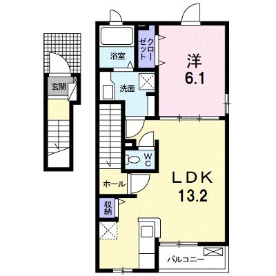 クルール　大村　Ｂ 201【管理NO：1-027201602-02010】 ★家具家電は申し込み後に搬入します 2026年08月下旬入居可能の外観画像