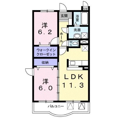クラール小坂井 205【管理NO：1-014088101-02040】 ★家具家電は申し込み後に搬入します 2026年08月下旬入居可能の外観画像