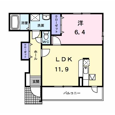 フェイバーＡ 102【管理NO：1-015125301-01020】 ★家具家電は申し込み後に搬入します 2026年08月上旬入居可能の外観画像