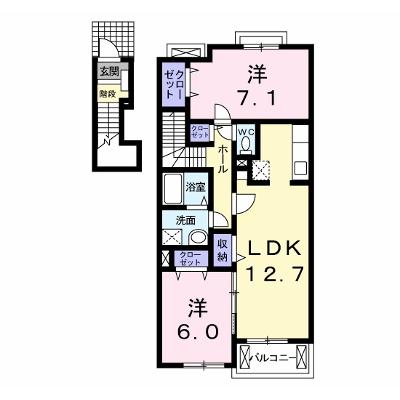 ロアンジュ　Ａ 203【管理NO：1-015441201-02030】 ★家具家電は申し込み後に搬入します★ ★2026年09月上旬入居可能★の外観画像
