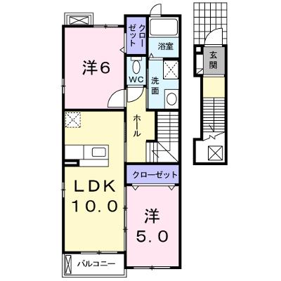 ソレイユ八反 202【管理NO：1-016607901-02020】 ★家具家電は申し込み後に搬入します★ ★2026年08月下旬入居可能★の外観画像