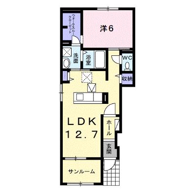 エスターテ 101【管理NO：1-025225901-01010】 ★家具家電は申し込み後に搬入します 2026年08月上旬入居可能の外観画像
