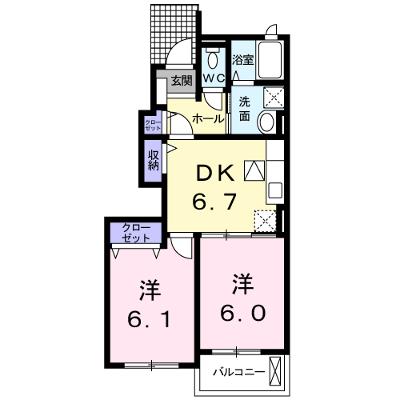 ヴィラージュＢ 102【管理NO：1-015356402-01020】 ★家具家電は申し込み後に搬入します 2026年08月下旬入居可能の外観画像