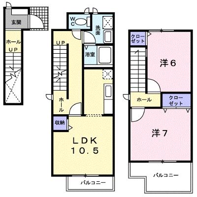 ａｒｅ－ｃｎ－ｃｉｅｌ 207【管理NO：1-012504901-02060】 ★家具家電は申し込み後に搬入します 2026年08月上旬入居可能の外観画像