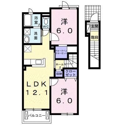 ルナ・ソレイユ　Ｂ 203【管理NO：1-018853002-02030】 ★家具家電は申し込み後に搬入します★ ★2026年09月中旬入居可能★の外観画像