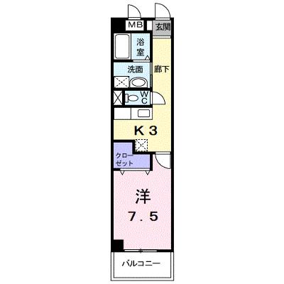 ソレアード・Ｋ・Ｓ 203【管理NO：1-013610901-02030】 ★家具家電は申し込み後に搬入します★の外観画像