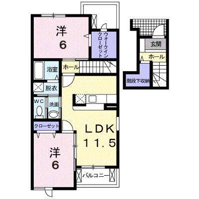 オビー・ロードⅡ 205【管理NO：1-012990901-02040】 ★家具家電は申し込み後に搬入します★ ★2026年09月中旬入居可能★の外観画像