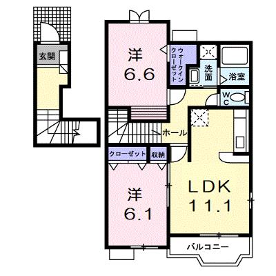 フォレストパーク・壱番館 201【管理NO：1-013031301-02010】 ★家具家電は申し込み後に搬入します 2026年09月中旬入居可能の外観画像