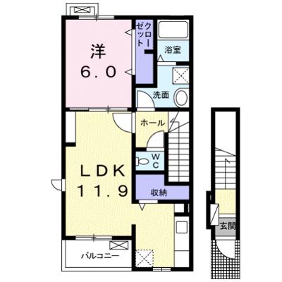 メゾン・レーヴ 201【管理NO：1-020933701-02010】 ★家具家電は申し込み後に搬入します 2026年07月下旬入居可能の外観画像