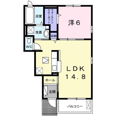 アプリコットガーデン 106【管理NO：1-024258501-01060】 ★家具家電は申し込み後に搬入します 2026年08月下旬入居可能の外観画像