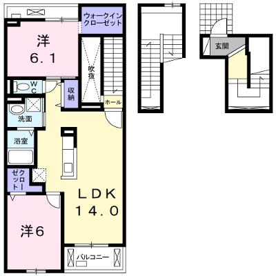 ベル　フィオーレ 303【管理NO：1-023819701-03030】 ★家具家電は申し込み後に搬入します 2026年08月上旬入居可能の外観画像