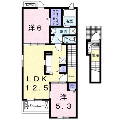 エスペラント・ボヌール　Ｂ 205【管理NO：1-022357102-02040】 ★家具家電は申し込み後に搬入します 2026年08月下旬入居可能の外観画像