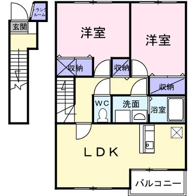 ア・ラ・モード　Ⅰ 203【管理NO：1-011773601-02030】 ★家具家電は申し込み後に搬入します 2026年08月中旬入居可能の外観画像