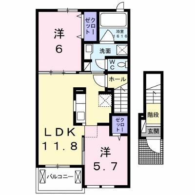 エクセレント有瀬　Ⅰ 202【管理NO：1-021164001-02020】 ★家具家電は申し込み後に搬入します 2026年07月下旬入居可能の外観画像