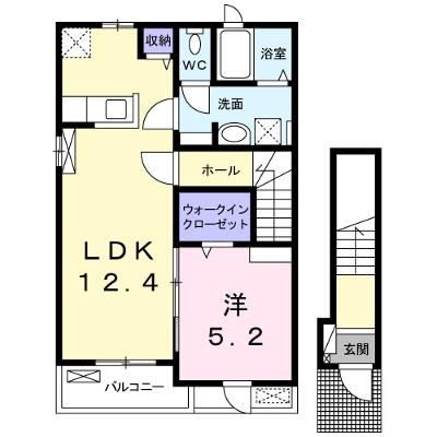 グレース　アベリア 201【管理NO：1-026405101-02010】 ★家具家電は申し込み後に搬入しますの外観画像