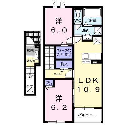 カルム敷島 204【管理NO：1-026965201-02040】 ★家具家電は申し込み後に搬入します★ ★2026年09月中旬入居可能★の外観画像