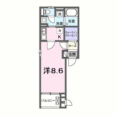 プログレＮΩ 201【管理NO：1-027797601-02010】 ★家具家電は申し込み後に搬入します★の外観画像