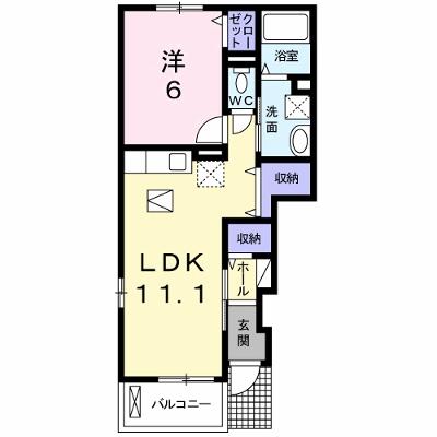 アルベーロディリモーネⅡ 101【管理NO：1-020131102-01010】 ★家具家電は申し込み後に搬入します★ ★2026年08月中旬入居可能★の外観画像