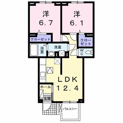 ルアーナ山城 102【管理NO：1-019806601-01020】 ★家具家電は申し込み後に搬入します 2026年08月下旬入居可能の外観画像
