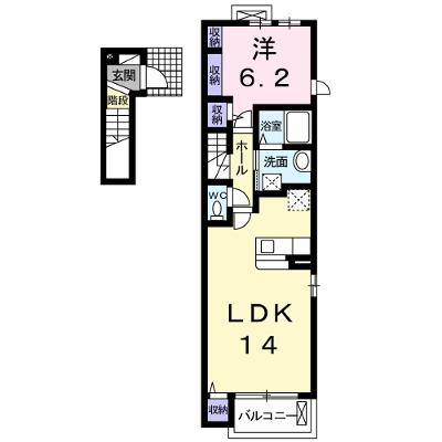 ベッラ・フィグーラ 201【管理NO：1-018542201-02010】 ★家具家電は申し込み後に搬入します 2026年08月中旬入居可能の外観画像