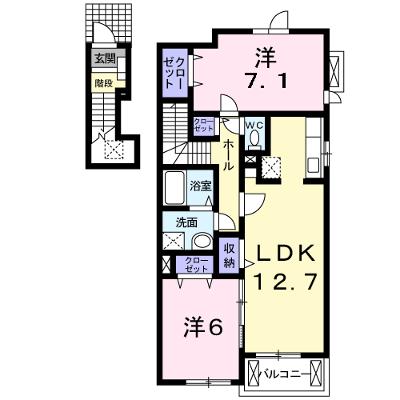 アメニティ　Ⅰ 201【管理NO：1-015739801-02010】 ★家具家電は申し込み後に搬入します★ ★2026年08月下旬入居可能★の外観画像