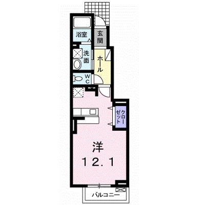 プリムローズ　Ⅱ 103【管理NO：1-015864301-01030】 ★家具家電は申し込み後に搬入します 2026年08月下旬入居可能の外観画像