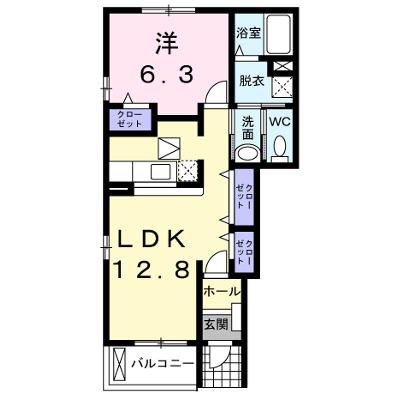 ミッテ・ドルフ西国分Ⅱ 101【管理NO：1-014209502-01010】 ★家具家電は申し込み後に搬入します★の外観画像