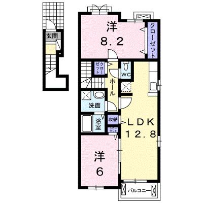 ミューズ林　Ｂ 201【管理NO：1-021761402-02010】 ★家具家電は申し込み後に搬入します★の外観画像