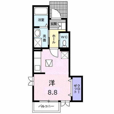 れいけん元山 102【管理NO：1-013298401-01020】 ★家具家電は申し込み後に搬入します★の外観画像