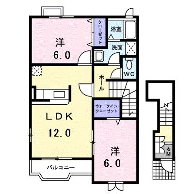 アルカンシエルＢ 201【管理NO：1-012917902-02010】 ★家具家電は申し込み後に搬入します 2026年08月下旬入居可能の外観画像