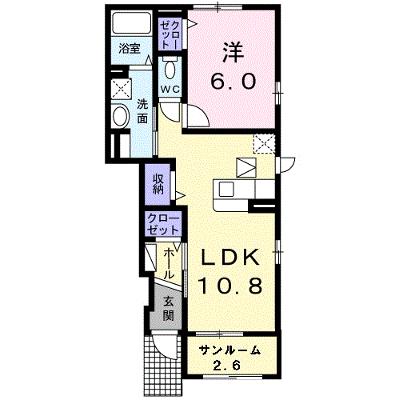 ルーベル金蔵寺Ⅰ 102【管理NO：1-022530701-01020】 ★家具家電は申し込み後に搬入します★の外観画像
