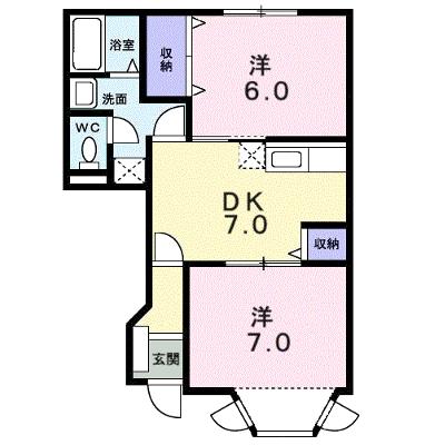 フロムガーデンⅡ 103【管理NO：1-010360101-01030】 ★家具家電は申し込み後に搬入します 2026年08月下旬入居可能の外観画像
