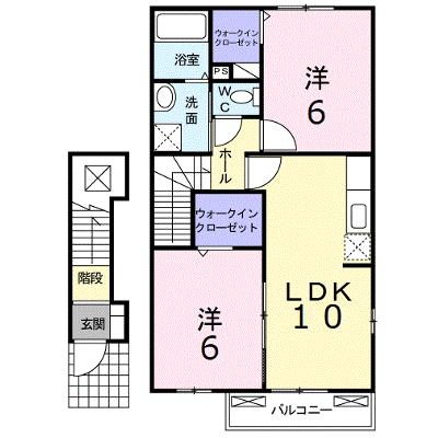 エスペランザＢ 202【管理NO：1-014370402-02020】 ★家具家電は申し込み後に搬入します★ ★2026年09月中旬入居可能★の外観画像