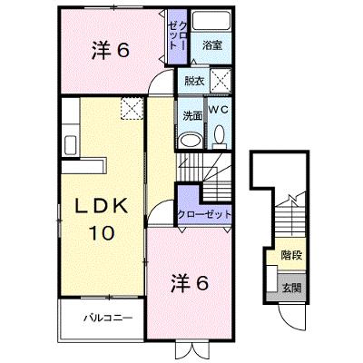 カーサ・サンリットＢ 201【管理NO：1-014637801-02010】 ★家具家電は申し込み後に搬入します★ ★2026年08月中旬入居可能★の外観画像