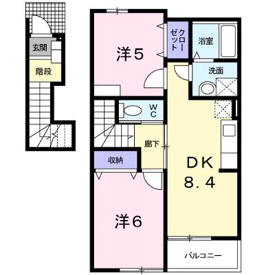 ブルック大瀬Ｂ 202【管理NO：1-013868002-02020】 ★家具家電は申し込み後に搬入します★ ★2026年09月中旬入居可能★の外観画像