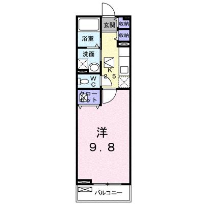 エレガントヴィエⅡ 206【管理NO：1-016862302-02050】 ★家具家電は申し込み後に搬入します 2026年08月中旬入居可能の外観画像
