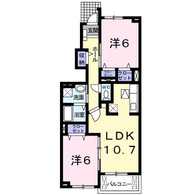 ヴェルメゾンＫ 101【管理NO：1-016061902-01010】 ★家具家電は申し込み後に搬入します★ ★2026年08月下旬入居可能★の外観画像