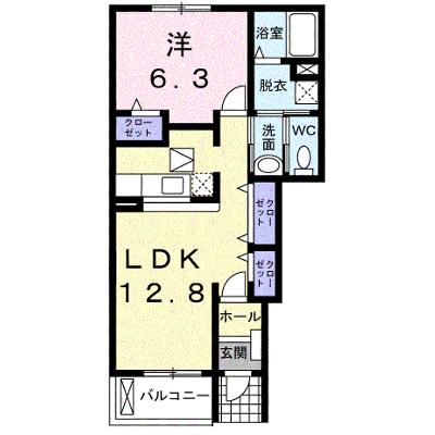 ピュール　ジャンＡ 101【管理NO：1-013149401-01010】 ★家具家電は申し込み後に搬入します★の外観画像