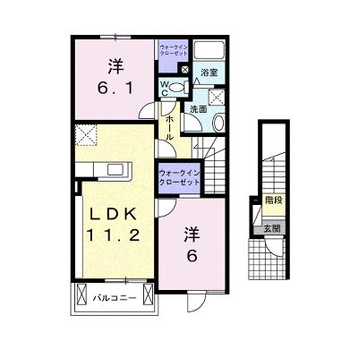 ラ　グラシアス 202【管理NO：1-018727001-02020】 ★家具家電は申し込み後に搬入します★の外観画像