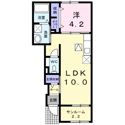 ポライトリーＢ 104【管理NO：1-024731602-01040】 ★家具家電は申し込み後に搬入します★の外観画像