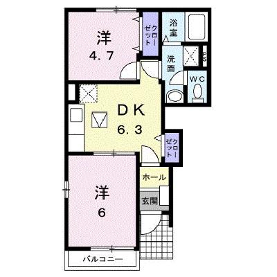 グランツ　Ｂ 101【管理NO：1-014225802-01010】 ★家具家電は申し込み後に搬入します 2026年08月下旬入居可能の外観画像
